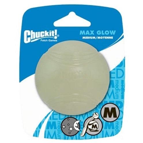 Chuckit Max Glow Bal Glow In The Dark-HOND-CHUCKIT-MEDIUM 6X6X6 CM (392469)-Dogzoo
