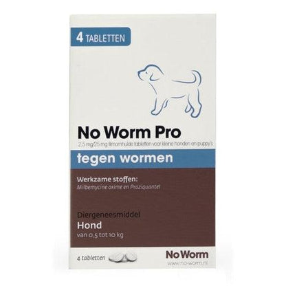 Exil No Worm Pro Hond-HOND-EXIL-S 4 TBL (365440)-Dogzoo