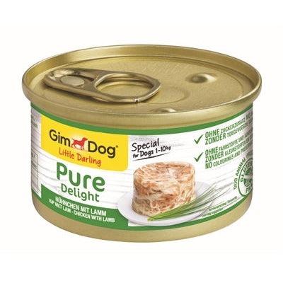 Gimdog Little Darling Pure Delight Kip / Lam 85 GR (12 stuks)-HOND-GIMDOG-Dogzoo