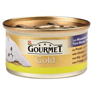 Gourmet Gold Fijne Mousse Kip 85 GR 24 stuks - Dogzoo
