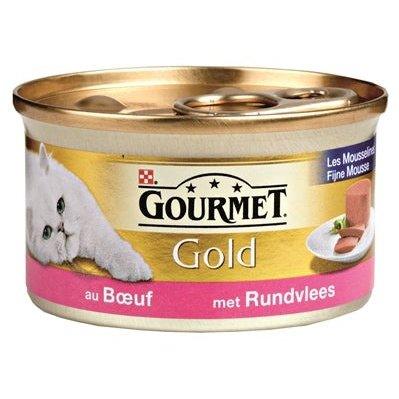 Gourmet Gold Fijne Mousse Rund 85 GR 24 stuks - Dogzoo