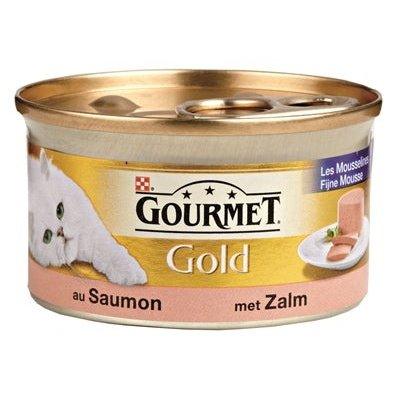 Gourmet Gold Fijne Mousse Zalm 85 GR 24 stuks - Dogzoo