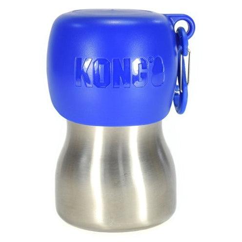 Kong H2O Drinkfles Rvs Blauw-HOND-KONG-280 ML (398370)-Dogzoo