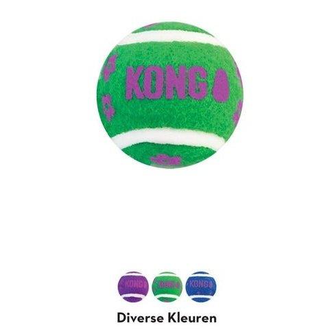 Kong Kat Tennisballen Met Bellen 4X4X4 CM 3 ST - Dogzoo