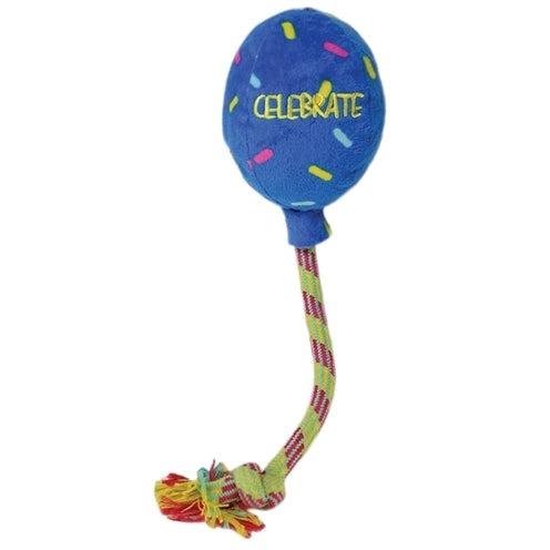 Kong Occasions Birthday Balloon Blauw 11,5X11,5X19,5 CM-HOND-KONG-Dogzoo