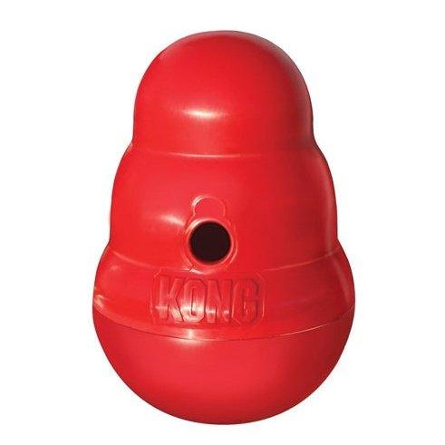Kong Snack Dispenser Wobbler Rood LARGE 19X13X13 CM-HOND-KONG-Dogzoo