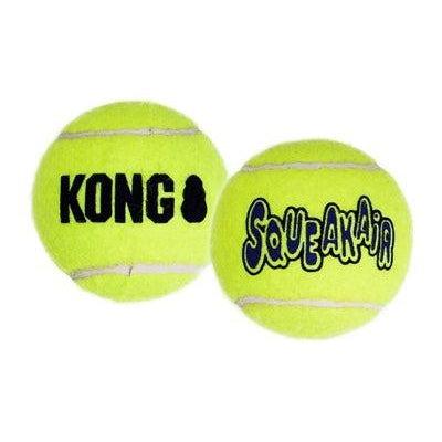 Kong Squeakair Tennisbal Geel Met Piep-HOND-KONG-6,5X6,5X6,5 CM 6 ST (397584)-Dogzoo
