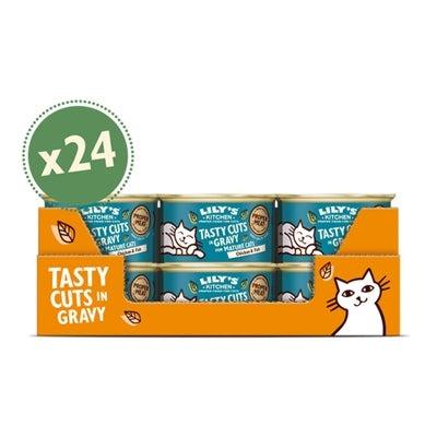 Lily's Kitchen Cat Mature Chicken / Fish Tasty Cuts In Gravy 24X85 GR - Dogzoo