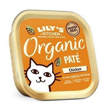 Lily's Kitchen Cat Organic Chicken Pate 19X85 GR - Dogzoo