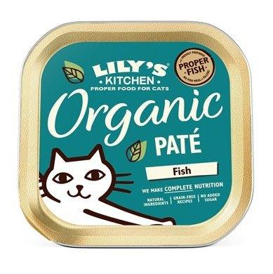 Lily's Kitchen Cat Organic Fish Pate 19X85 GR - Dogzoo