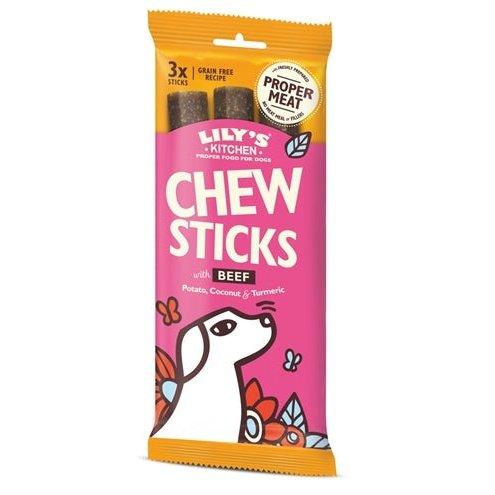 Lily's Kitchen Chew Sticks With Beef 120 GR 3 ST-HOND-LILY'S KITCHEN-Dogzoo