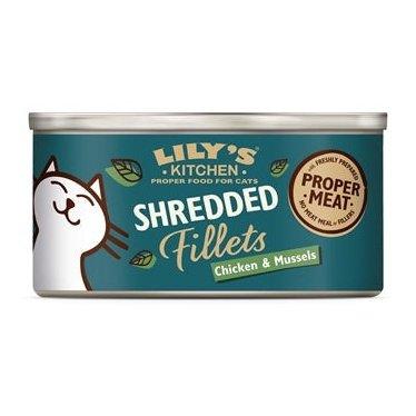 Lily's Kitchen Chicken & Mussel Shredded Fillets 24X70 GR - Dogzoo