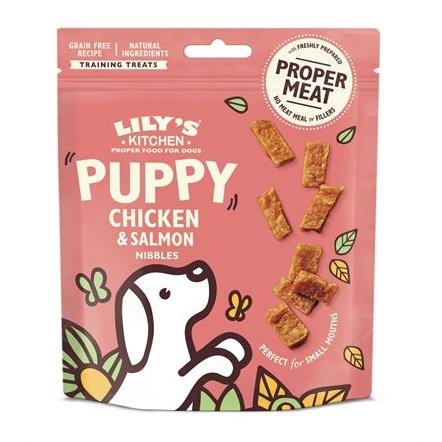Lily's Kitchen Chicken / Salmon Nibbles Voor Puppies 70 GR-HOND-LILY'S KITCHEN-Dogzoo