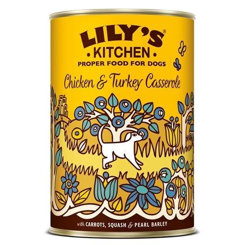 Lily's Kitchen Dog Chicken / Turkey Casserole 6X400 GR-HOND-LILY'S KITCHEN-Dogzoo