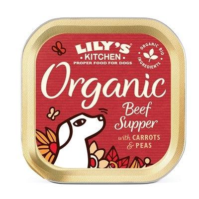 Lily's Kitchen Dog Organic Beef Supper 11X150 GR-HOND-LILY'S KITCHEN-Dogzoo