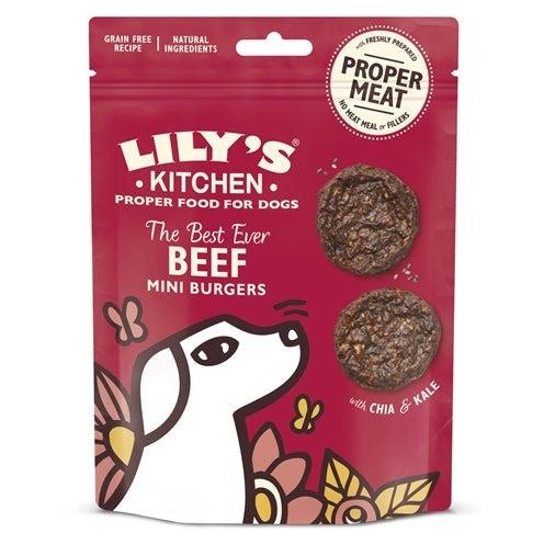 Lily's Kitchen Dog The Best Ever Beef Mini Burgers 70 GR-HOND-LILY'S KITCHEN-Dogzoo