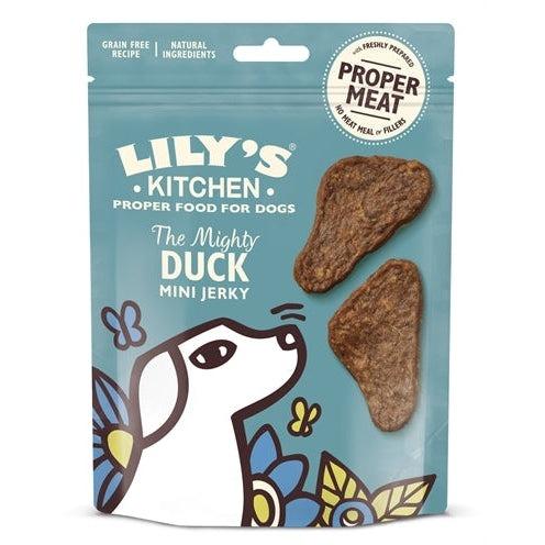 Lily's Kitchen Dog The Mighty Duck Mini Jerky 70 GR-HOND-LILY'S KITCHEN-Dogzoo