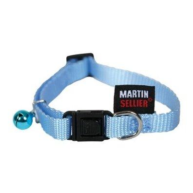 Martin Sellier Kattenhalsband Nylon Uni Blauw 12 MMX20-30 CM - Dogzoo