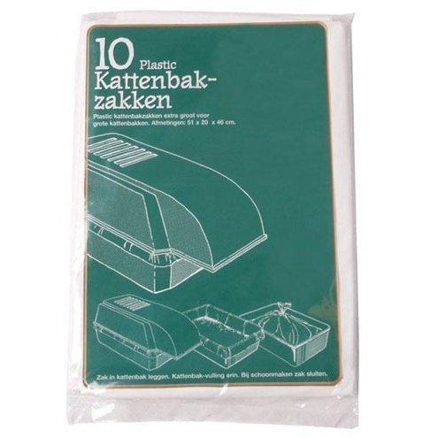 Merkloos Plastic Kattenbakzak Voor Extra Grote Kattenbakken