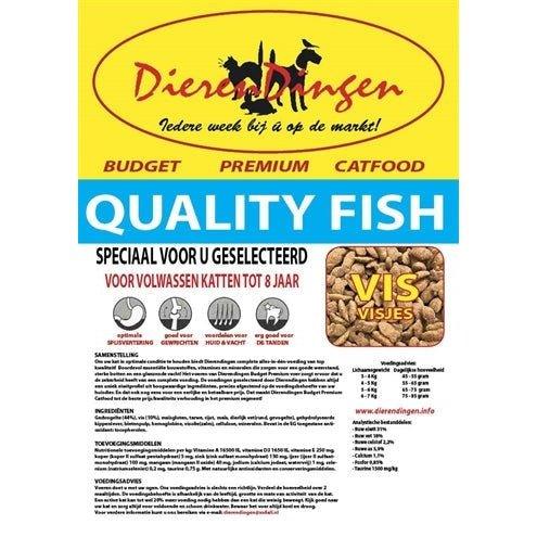 Merkloos Budget Premium Catfood Quality Fish 15 KG - Dogzoo