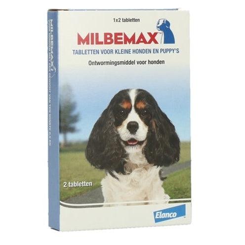 Milbemax Kleine Hond / Pup 0,5-10 KG 2 TBL-HOND-MILBEMAX-Dogzoo