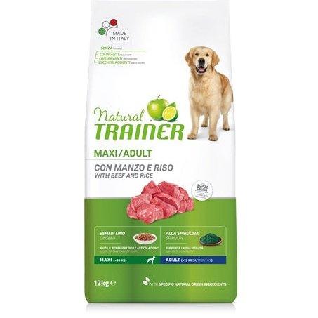 Natural Trainer Dog Adult Maxi Beef / Rice 12 KG - Dogzoo