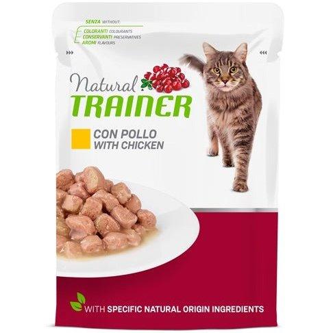 Natural Trainer Cat Adult Chicken Pouch 12X85 GR - Dogzoo