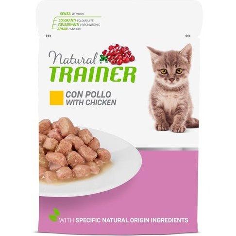 Natural Trainer Cat Kitten / Junior Chicken Pouch 12X85 GR - Dogzoo