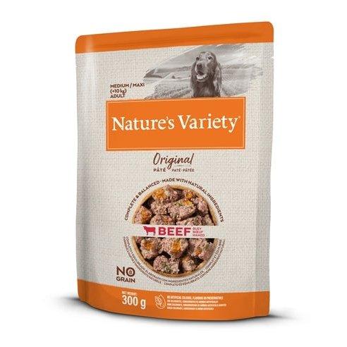 Natures Variety Original Adult Medium / Maxi Pouch Beef No Grain 300 GR - Dogzoo