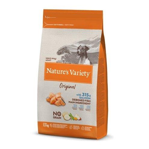 Natures Variety Original Adult Mini Salmon No Grain-HOND-NATURES VARIETY-1,5 KG (408127)-Dogzoo