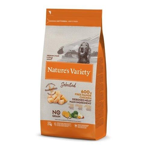 Natures Variety Selected Adult Medium Free Range Chicken-HOND-NATURES VARIETY-2 KG (408135)-Dogzoo