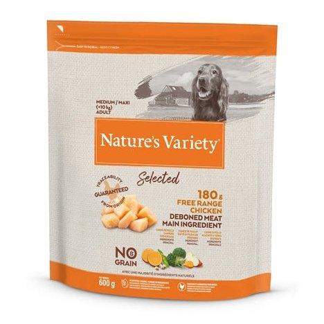 Natures Variety Selected Adult Medium Free Range Chicken-HOND-NATURES VARIETY-600 GR (408134)-Dogzoo
