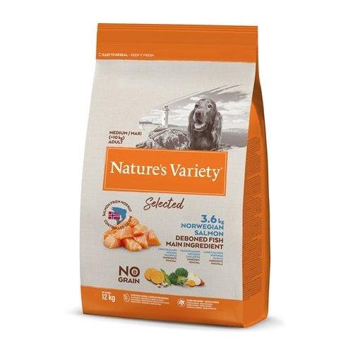 Natures Variety Selected Adult Medium Norwegian Salmon-HOND-NATURES VARIETY-12 KG (408132)-Dogzoo
