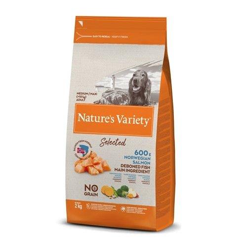 Natures Variety Selected Adult Medium Norwegian Salmon-HOND-NATURES VARIETY-2 KG (408133)-Dogzoo