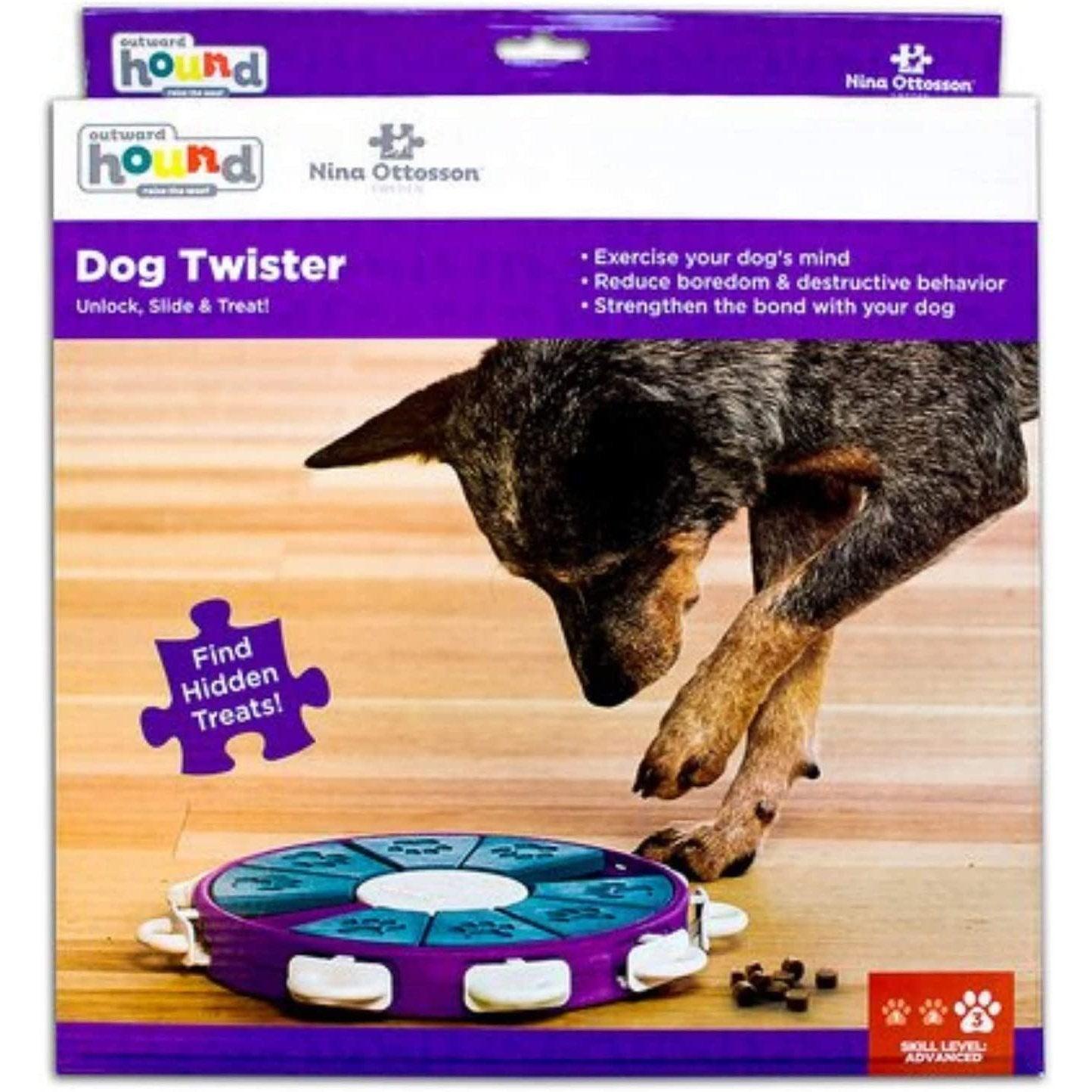 Nina Ottosson Dog Twister Paars / Blauw 34,5X34,5X5 CM - Dogzoo