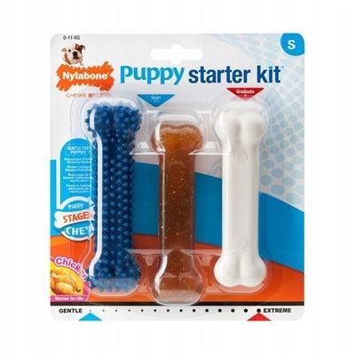 Nylabone Puppy Chew Puppy Starter Kit Chicken <11 KG - Dogzoo