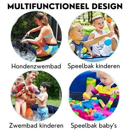 Opvouwbaar kwaliteit XL hondenzwembad 160x30cm