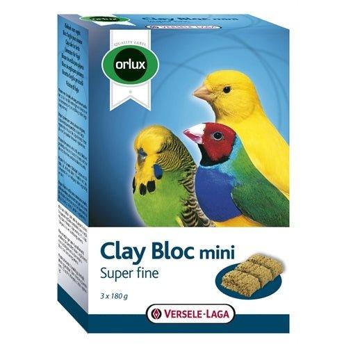 Orlux Klei Blok Mini Kanarie/Parkiet/Tropische Vogels 3X180 GR - Dogzoo