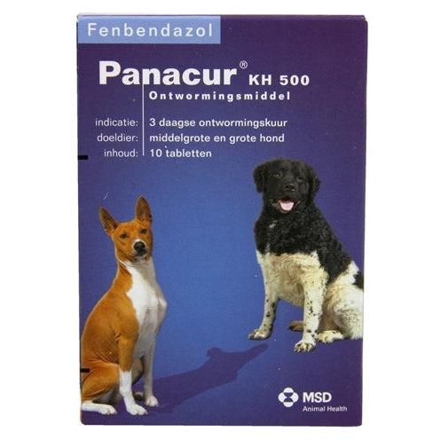 Panacur Hond/Kat-HOND-PANACUR-500 MG 10 TABLET (98151)-Dogzoo