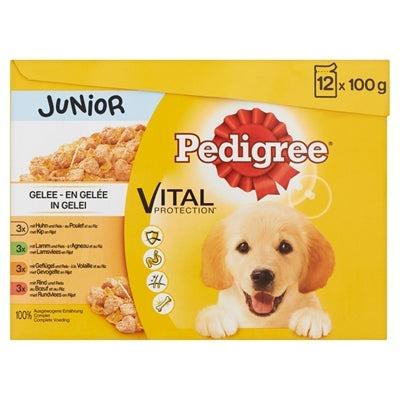 Pedigree Multipack Maaltijdzakjes Junior In Gelei 100 GR-HOND-PEDIGREE-Dogzoo
