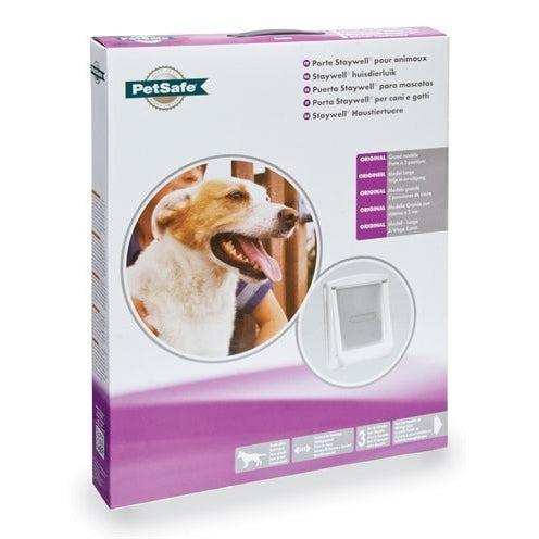 Petsafe Hondenluik Large Wit / Transparant