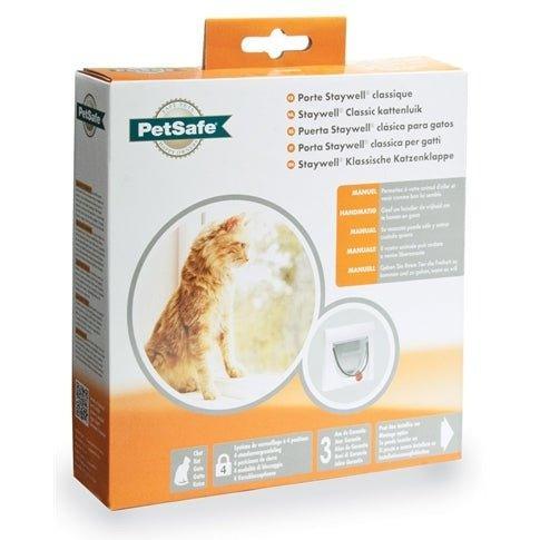 Petsafe Kattenluik Four Way Wit