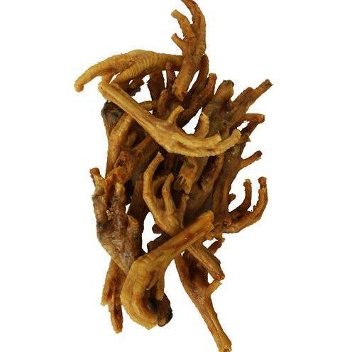 Petsnack Kippenpoot Gerookt Bruin