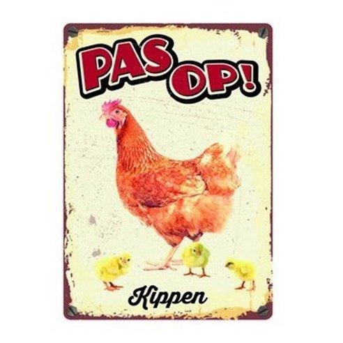 Plenty Gifts Waakbord Blik Kippen