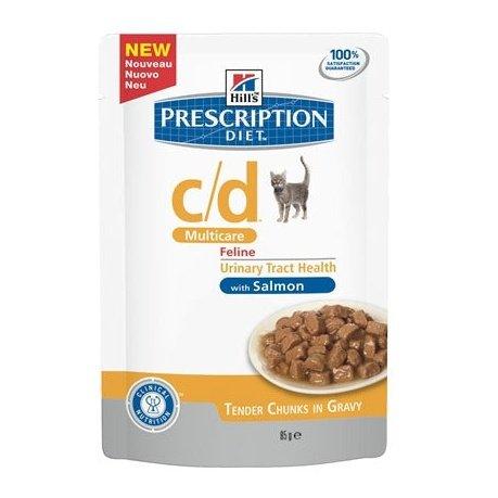 Prescription Diet Hill's Feline C/D Multicare Zalm 12X85 GR - Dogzoo