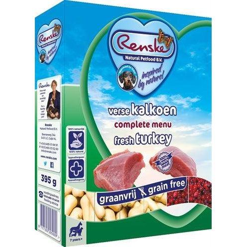 Renske Vers Vlees 7+ Kalkoen 395 GR (10 stuks)-HOND-RENSKE-Dogzoo