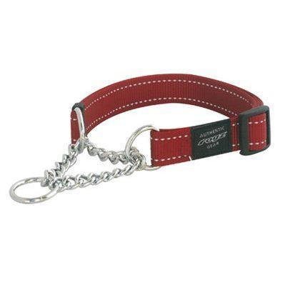 Rogz For Dogs Lumberjack Halfslip Halsband Rood