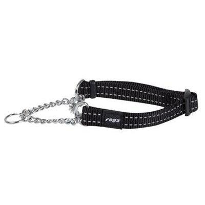 Rogz For Dogs Snake Halfslip Halsband Zwart
