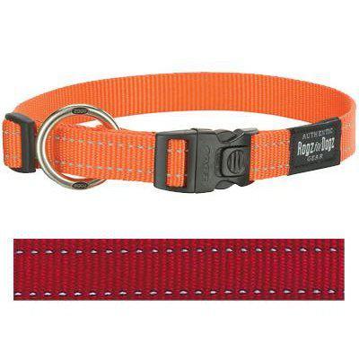 Rogz For Dogs Fanbelt Halsband Rood 20 MMX34-56 CM-HOND-ROGZ FOR DOGS-Dogzoo