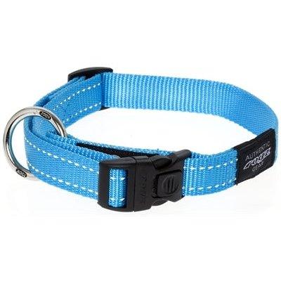 Rogz For Dogs Fanbelt Halsband Turquoise 20 MMX34-56 CM-HOND-ROGZ FOR DOGS-Dogzoo